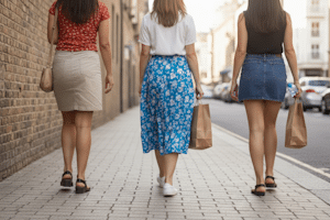 Upskirting bedeutet, eine Person unter den Rock zu filmen, ohne deren Erlaubnis.