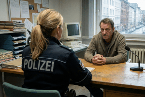 Was bedeutet eine Vorladung bei der Polizei? Sie sollen vernommen werden.